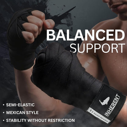 INHERENT Boxing Hand Wraps with SILVERbac