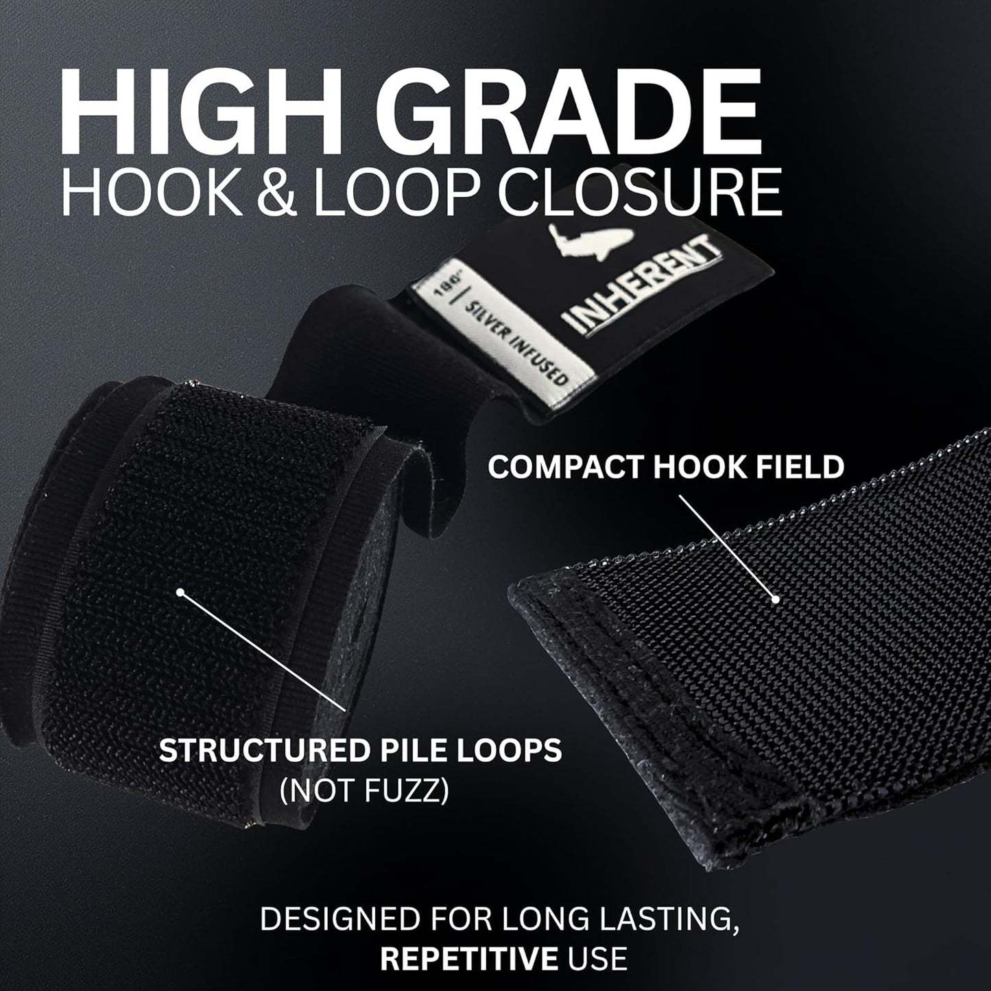 INHERENT Boxing Hand Wraps with SILVERbac